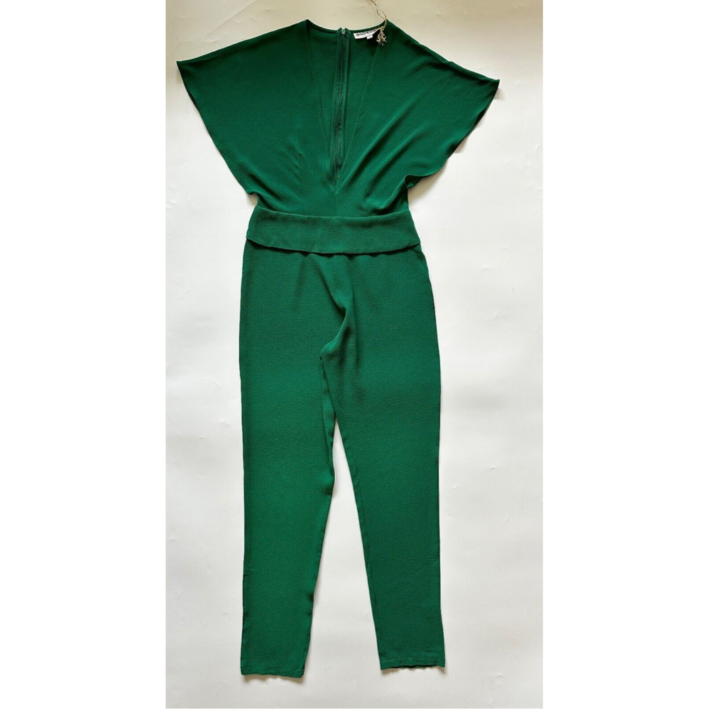 dancing leopard Green Jumpsuit Size 8 - Picture 1 of 5